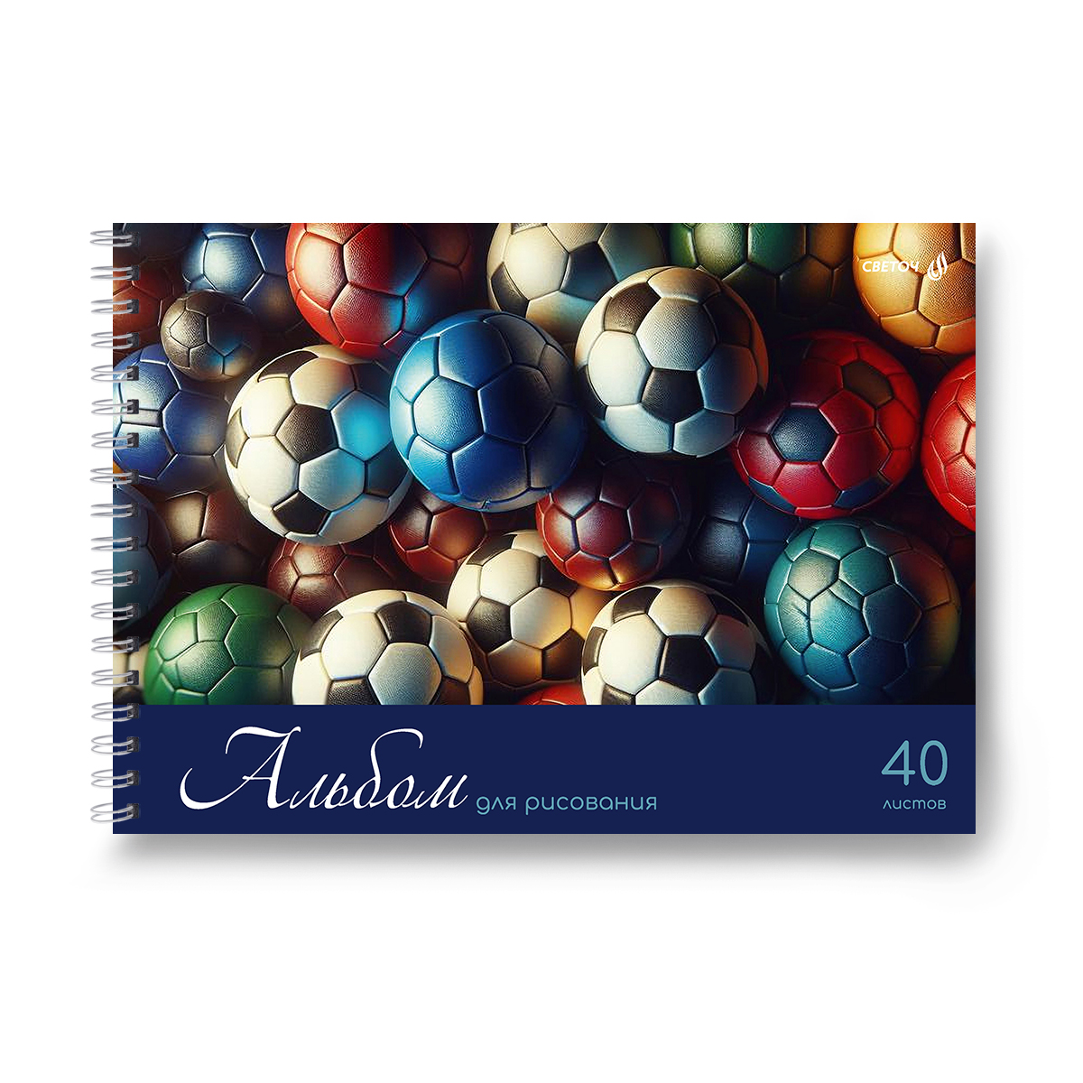 Миниатюра товара Альбом 40л пруж Мир хобби. 4