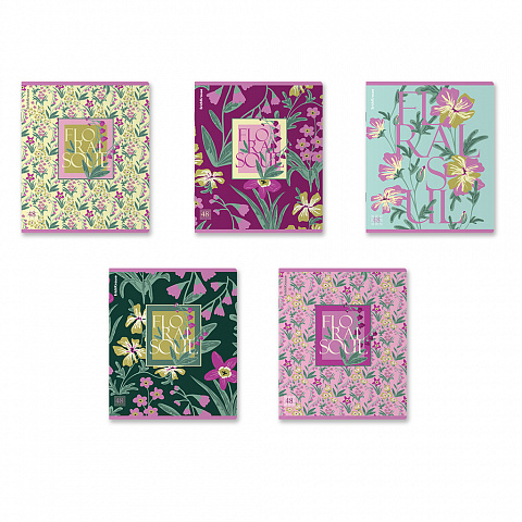 Тетрадь 48л Erich Kraus Floral Soul. 63316