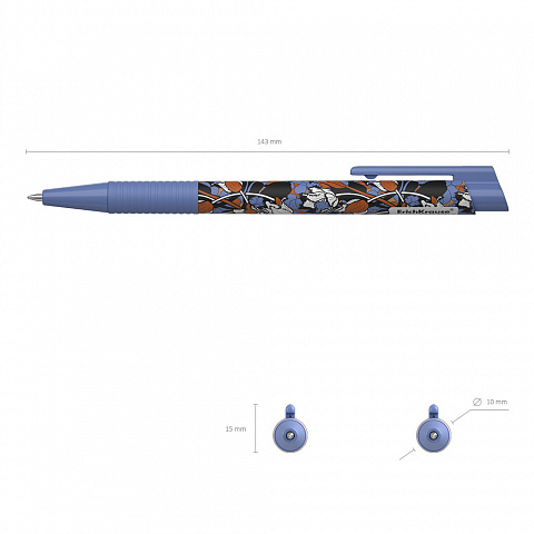Миниатюра товара Ручка шариковая автоматич, Erich Kraus 54529 24шт/туб 2