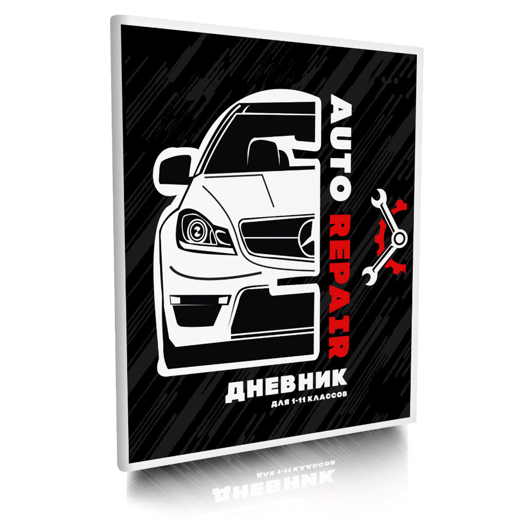 Дневник обл пластик Авто 14568