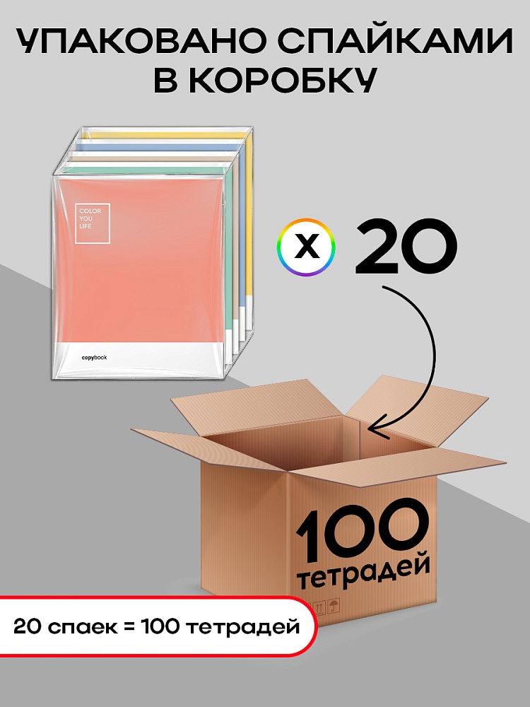 Миниатюра товара Тетрадь 48л Пантоны Т48-4898 3