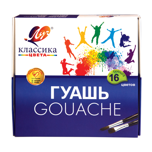 Гуашь 16цв Луч Классика  20мл 1/10