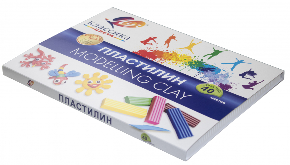 Миниатюра товара Пластилин Луч Классика 40цв 1/6 4
