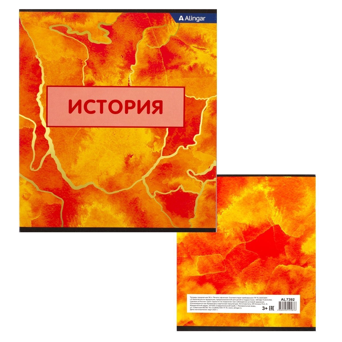 Миниатюра товара Предметные тетр 36л Комплект 10шт AL 7392 4