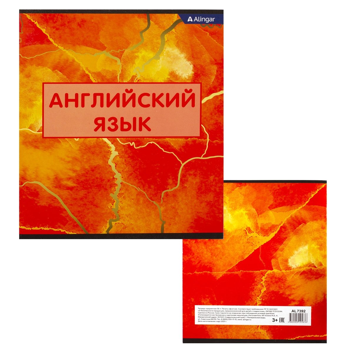 Миниатюра товара Предметные тетр 36л Комплект 10шт AL 7392 6