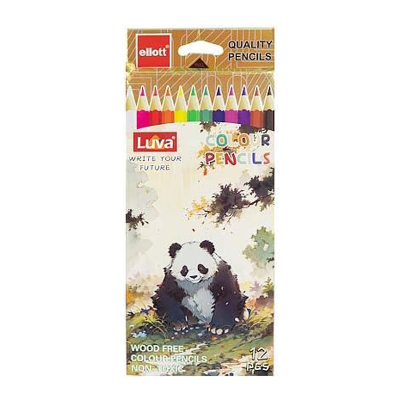 Цветной карандаш 12цв ellot Luva