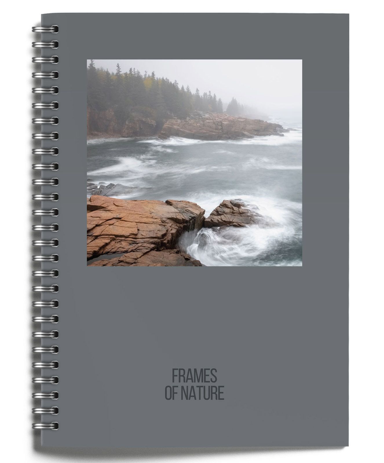 Миниатюра товара Тетрадь 96л А4 кл.греб.Schoolformat.Пейзаж с рамкой. 3