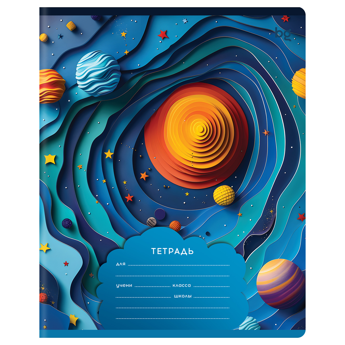 Миниатюра товара Тетрадь 12л Paper art BG 3