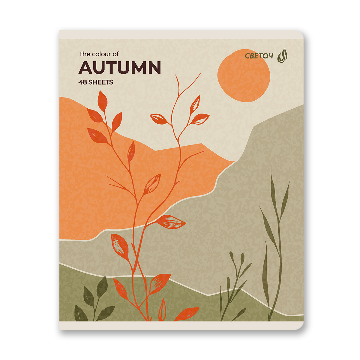 Миниатюра товара Тетрадь 48л Поздняя осень. 01995 8