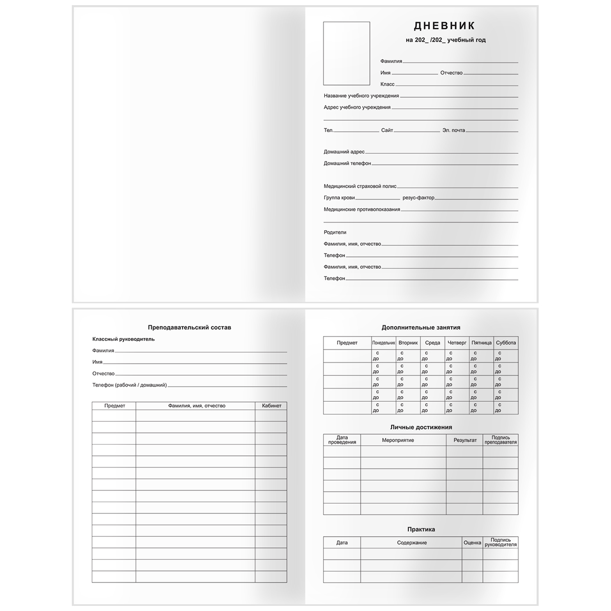Миниатюра товара Дневник. Микс-4 Девочки. BG 2
