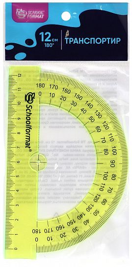 Миниатюра товара Транспортир Schoolformat ТП-ПА12 12см 4