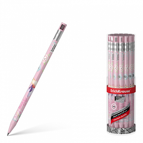 Карандаш механический ErichKrause Colour Touch Colibri 24шт/уп 