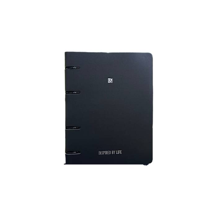 Тетради на кольцах. 120л Premium. Black